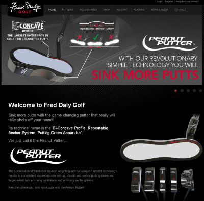 Fred Daly Golf website