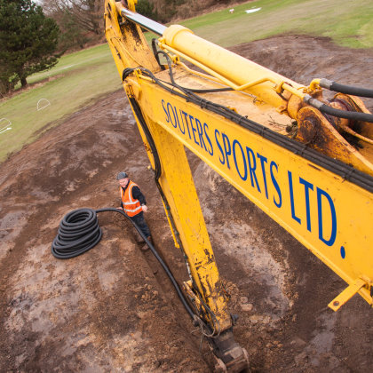 Souters Sports has recently carried out extensive drainage and bunker reshaping works at Dunikier Golf Club in Fife