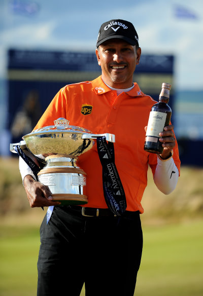 Last year’s Aberdeen Asset Management Scottish Open winner, India’s Jeev Milkha Singh (Getty Images)