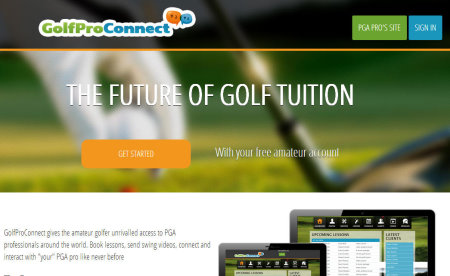 GolfPro Connect website