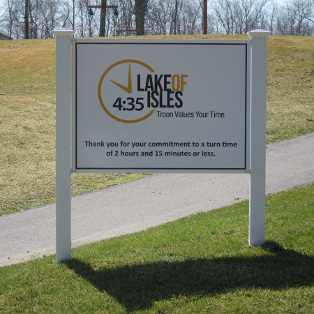 TVYT - Course Signage - Lake of Isles 2