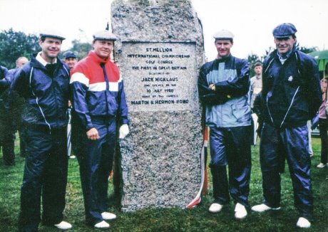 Tom Watspn, Jack Nicklaus, Sandy Lyle and Nick Faldo at St Mellion in 1988
