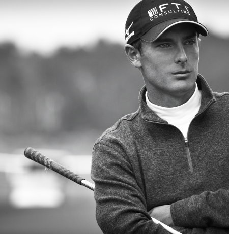 Charles Howell III wearing the Dunning layering pieces