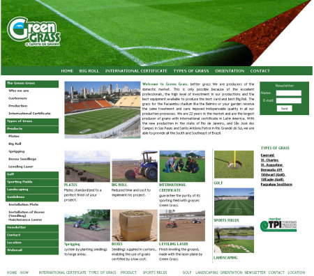 Green Grass website
