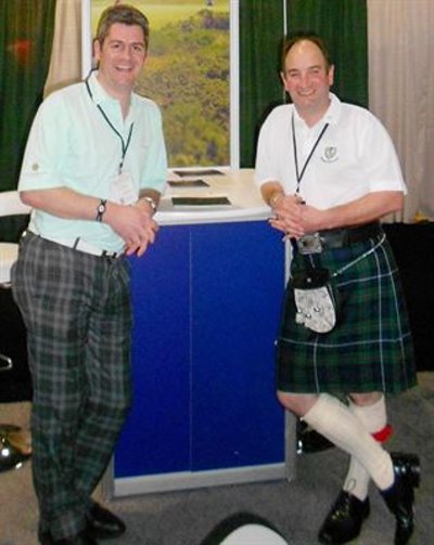  Fraser Cromarty (left) and Neil Hampton