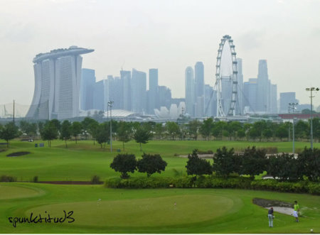 Singapore's only public Golf Course - Marina Bay Golf Course: