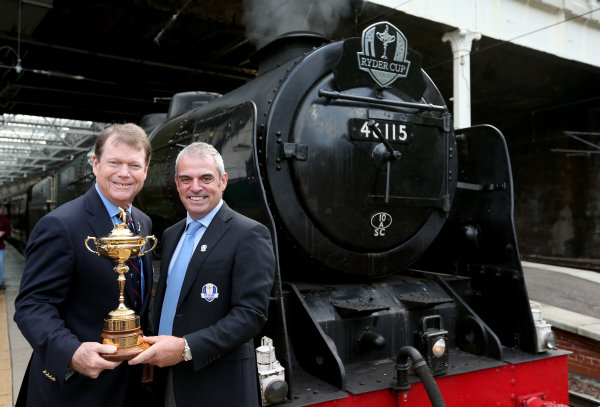 Ryder Cup captains Tom Watson of the USA and Paul McGinley of Europe