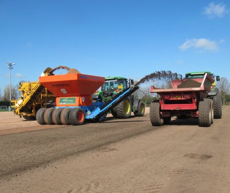 White Horse Contractors, has continued its policy of heavily investing in specialised plant and machinery with the purchase of a GKB Drainmaster and 2.2m heavy duty disc seeder from sportsturf equipment specialists BLEC (Global) Limited.