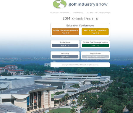 Golf Industry Show website