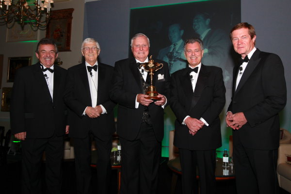 Tony Jacklin, Sir Michael Parkinson, Peter Alliss, Bernard Gallacher and George O'Grady