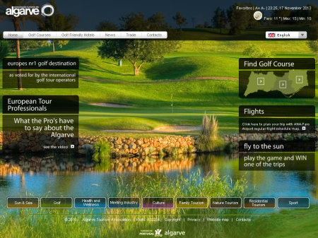 Algarve Golf website