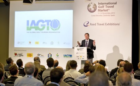 Peter Walton, Chief Executive of IAGTO at IGTM 2013 in Costa Daurada, Catalonia, Spain