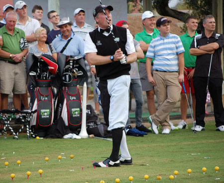 Golf trick-shot star Dean Davis 