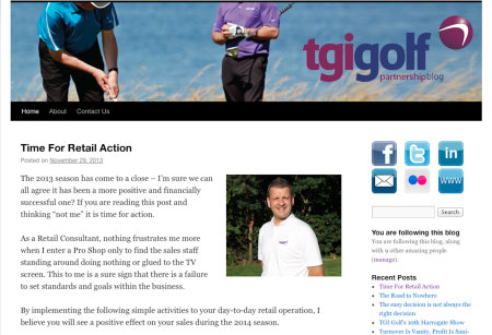 TGI Golf Blog