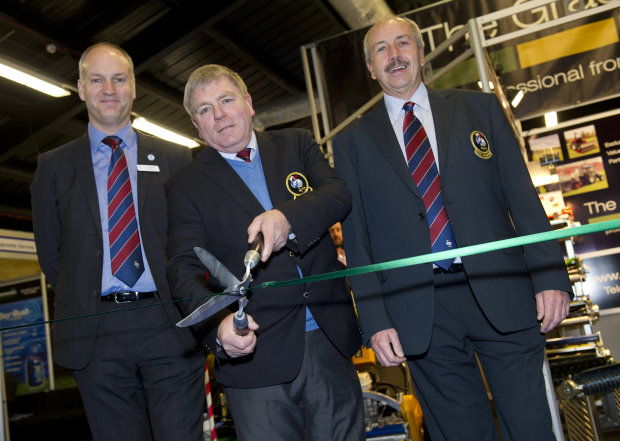Opening of BTME 2014 (from left) Jim Croxton, Tony Smith and Chris Sealey