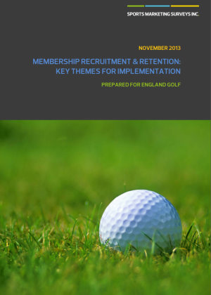 England Golf Membership Recruitment & Retention