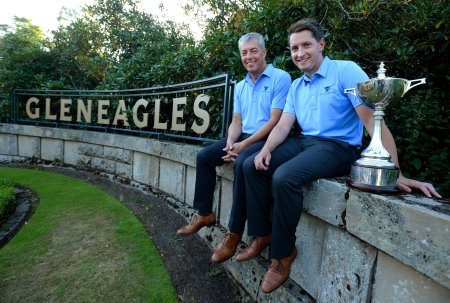 2013 champions: Kedleston Park PGA Professional Ian Walley (right) and amateur Ian Neal (courtesy of Getty Images)