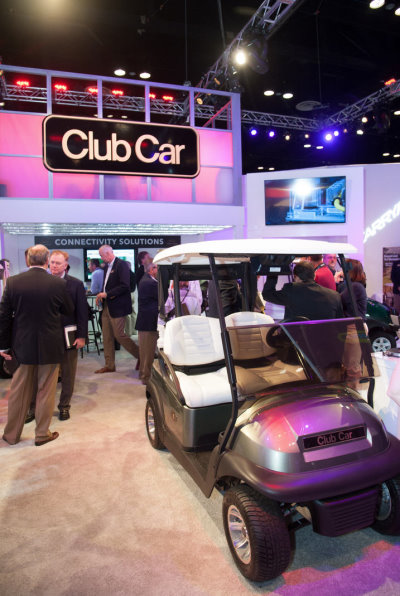 PGA Merchandise Show 2014 Club Car booth
