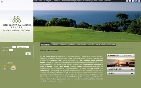 Hotel Quinta da Marinha Resort website