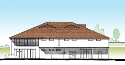 Design of proposed new clubhouse