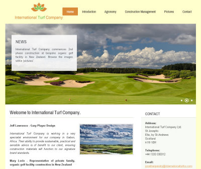 International Turf Company website