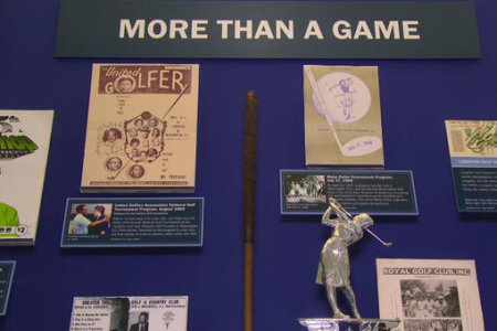 The "More Than a Game" exhibit, which shares the stories of early African-American golf clubs and their impact on the game and the community, will run for two years at the USGAMuseum. (USGA/Rob Rabena)