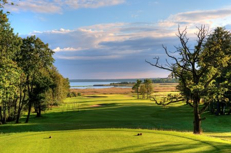 The third hole on the Sea Course overlooking the JägalaRiver estuary at Estonian Golf & Country Club, which has achieved GEO Certified™ status