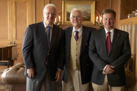 (From left) Prof. A.Turgeon, Walter Woods, Ian Butcher
