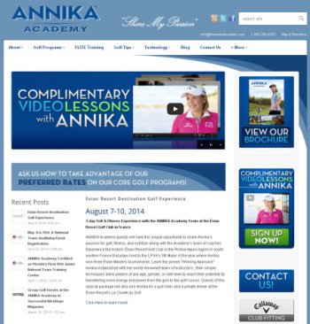 Annika Academy website