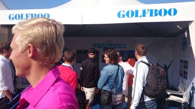 Thousands flocked to the GOLFBOO stand over the course tournament week