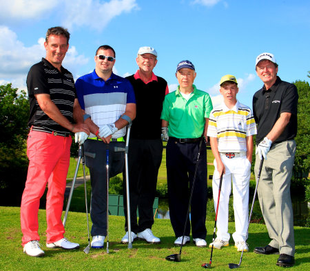 From left: Paul Wessselingh, Chris Foster, Carl Mason, Richard Saunders, Lewis Eccles and Des Smyth (image courtesy of Phil Ingles and Getty Images)