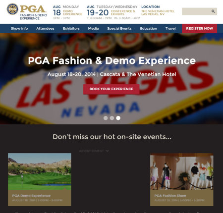 PGA Las Vegas August 2014 screengrab