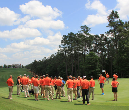 Future Turf Manager event attendees toured Sage Valley Golf Club in Graniteville, South Carolina, widely known as one of the top golf course in the United States.