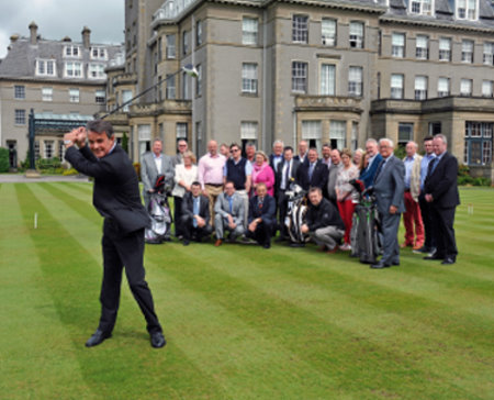 The new Golf Perthshire tourism initiative is launched at Gleneagles
