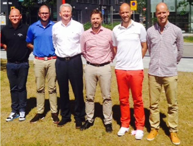 From left: Fredrik Brandt, Filip Modig, Martin Wild, Lars Aldskogius, Johan Sköld, Björn Gyllensjö