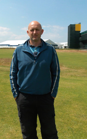 Links Manager at the Hoylake golf club, Craig Gilholm 