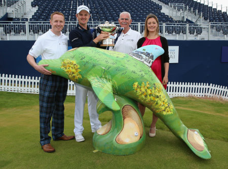 The Golfin Dolphin was skilfully painted by Royal Aberdeen Golf Club member and renowned artist Gordon E Henry