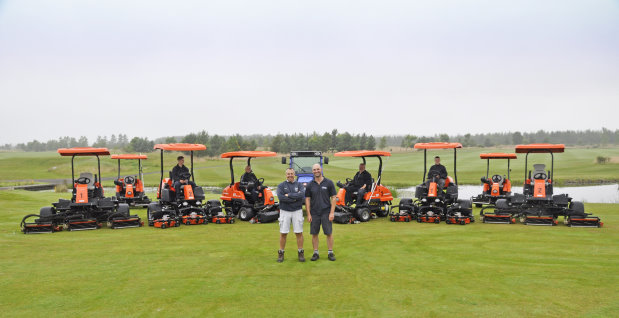 The new additions to the fleet at Longhirst Hall Golf Club