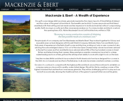 Mackenzie and Ebert website