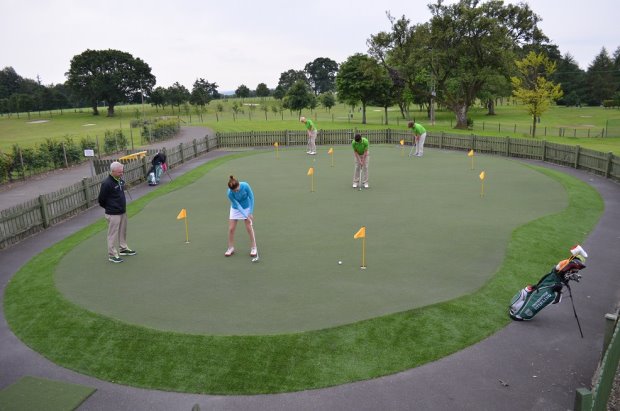 Huxley Golf has designed and installed a new short game practice area at Stirling University