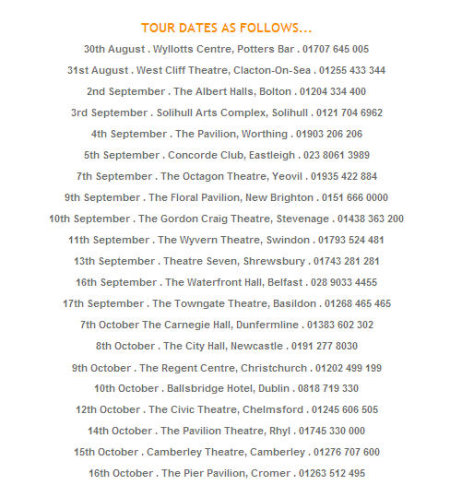 Jacklin Theatre Tour Dates