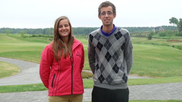 Jade Lucas and David Taylor at Zavidovo PGA National Russia