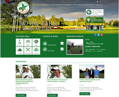 Royal Park I Roveri website