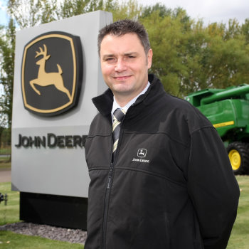Chris Wiltshire, the new branch tactical marketing manager at John Deere Limited, from 1st October 