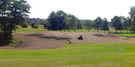 Fureso Golf Club preparation for seeding Green #9