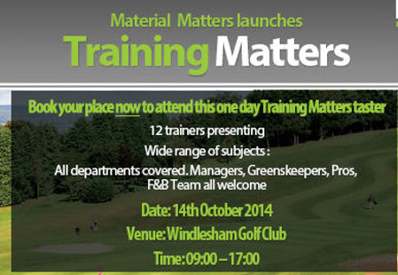 Material Matters training day sml