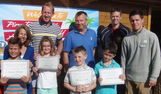 Junior golfers take part in the free coaching made available to them by the Junior Scholarship programme at Ramsdale Park Golf Centre, which has achieved GEO Certified®