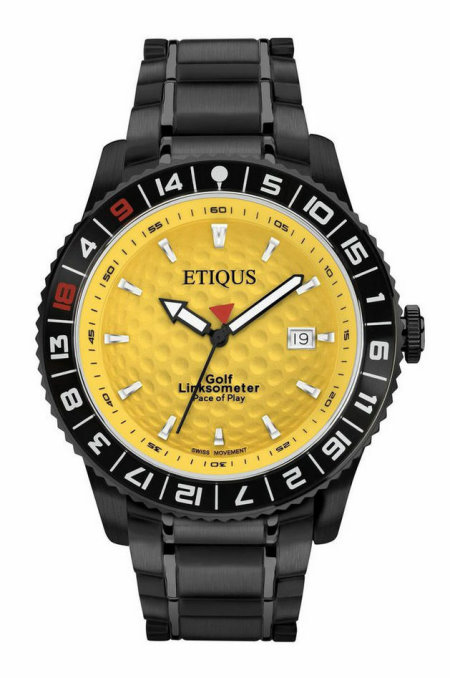 etiqus watch yellow