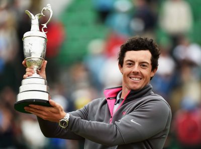 The 2014 Open Champion Rory McIlroy with the Claret Jug (courtesy The R&A)