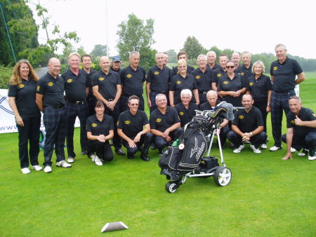 The England and Wales Blind Golf Association during the Auld Enemies Cup